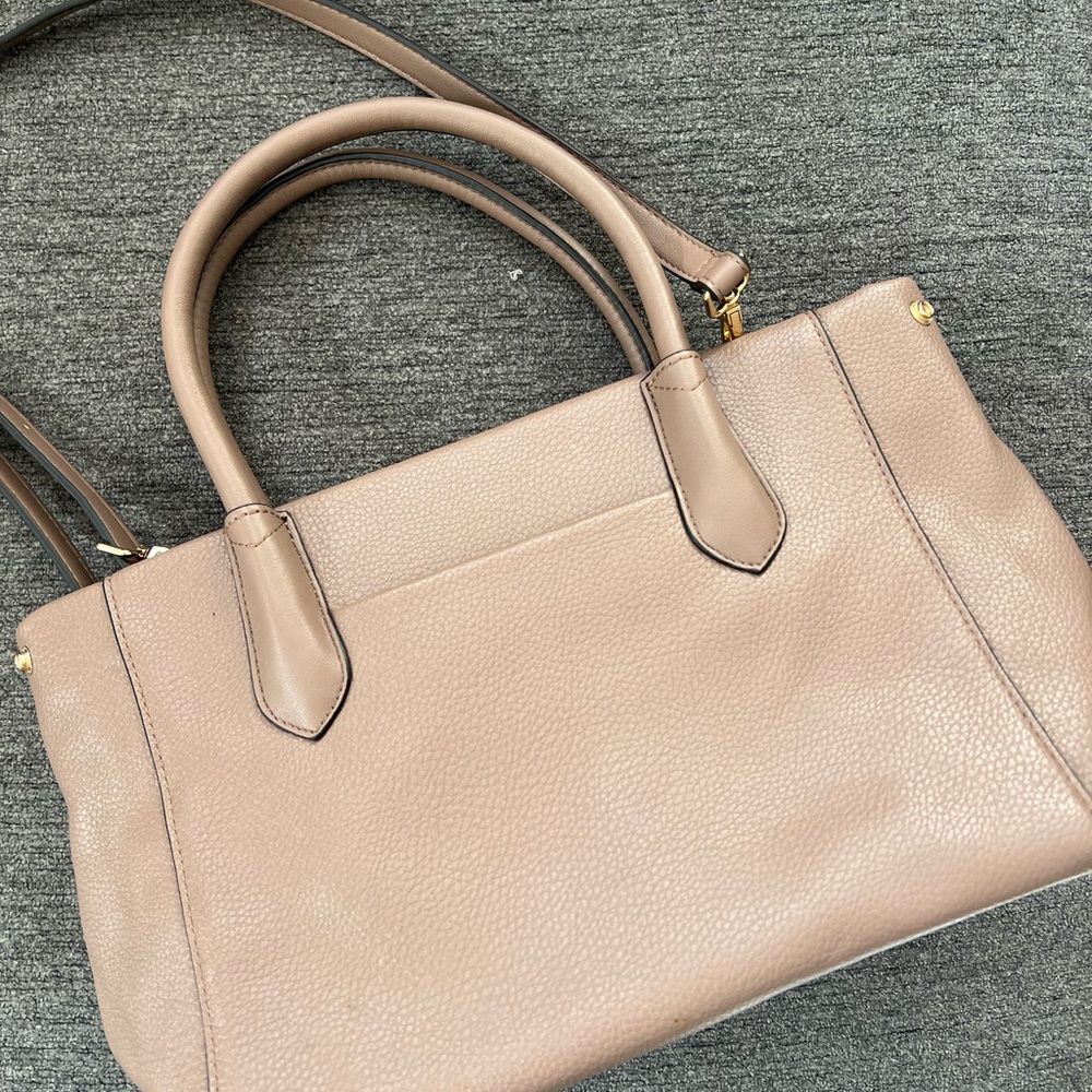 Target A New Day Tan Brown pebble leather-like crossbody purse